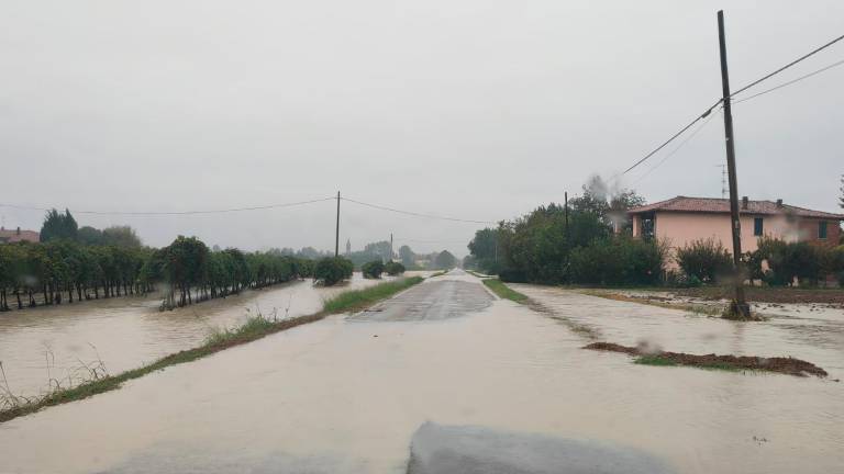 Via Molino stamane a Sesto Imolese