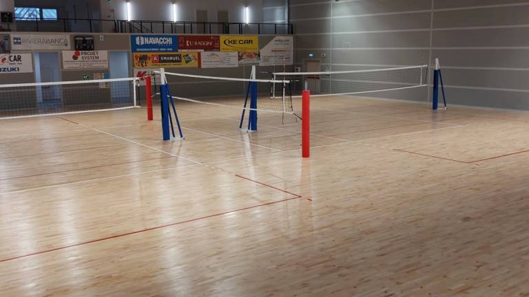 Rimini, riecco la Casa del Volley dopo i vandalismi