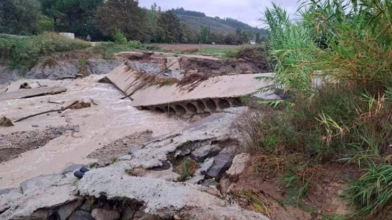 Alcuni dei danni provocati dal maltempo in tutta la Valmarecchia