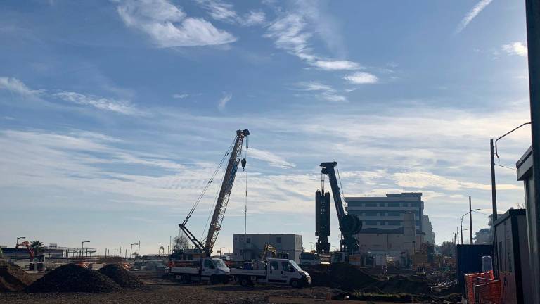 Rimini. Avanzano i lavori alla Fossa Rodella per la nuova vasca di laminazione