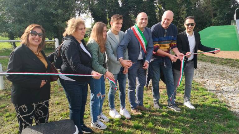 Bellaria, parco della Fornace, inaugurata l’area benessere