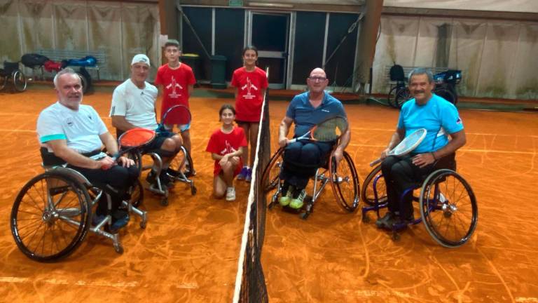 Tennis, che successo al Carpena per il torneo Wheelchair “Città di Forlì”