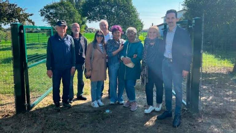 Cesenatico, nuova area sgambamento cani al parco di via Cantalupo