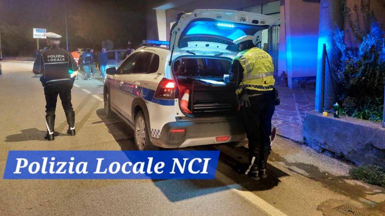 La polizia locale sull’incidente