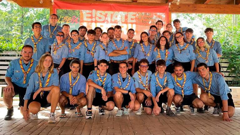 Gli scout che hanno vissuto l’esperienza nel Casertano