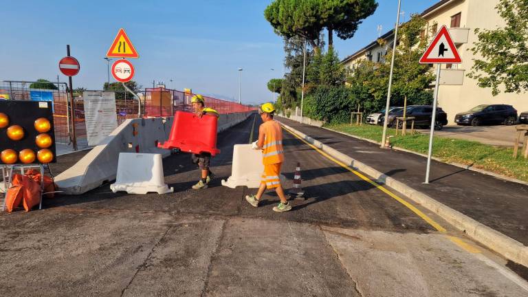 Rimini. Aperta la corsia che collega via Euterpe