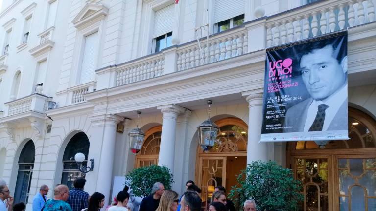 Inaugurata al Grand Hotel dal figlio la mostra su Ugo Tognazzi