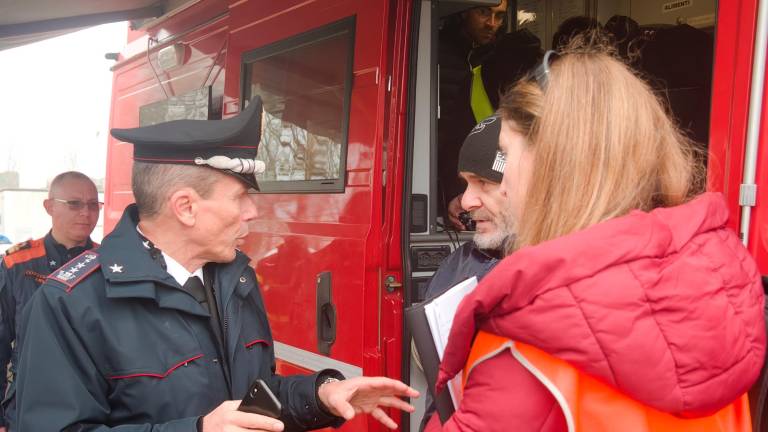 Ravenna, esercitazione all’Eni: “Da una manifestazione pacifica una frangia di infiltrati che prende in ostaggio dei dipendenti” - Gallery