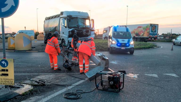 Le immagini dell’incidente (fotoservizio Massimo Fiorentini)