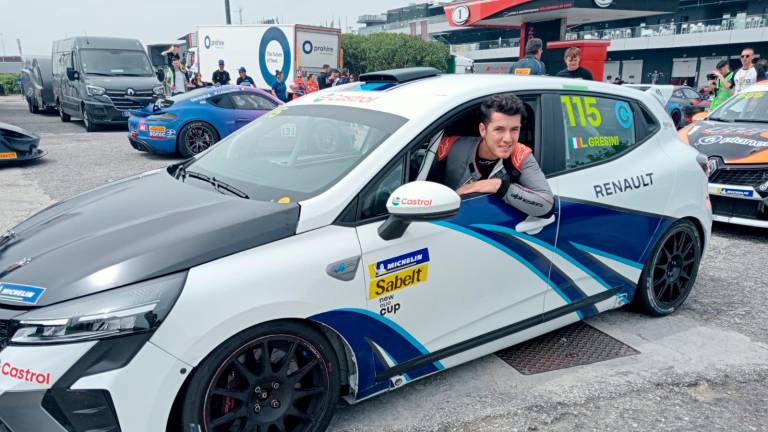 Luca Gresini si è cimentato da pilota automobilistico nel weekend del Misano World Circuit