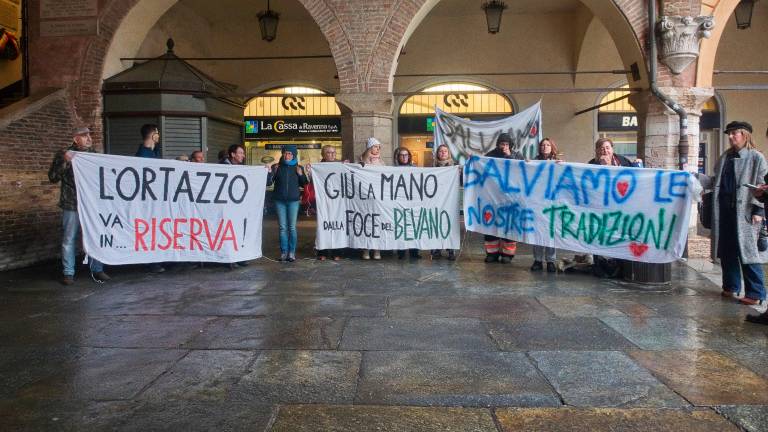 Una manifestazione del marzo scorso di Italia Nostra