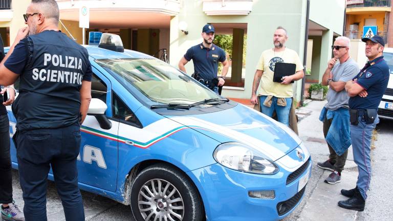 Un intervento della polizia