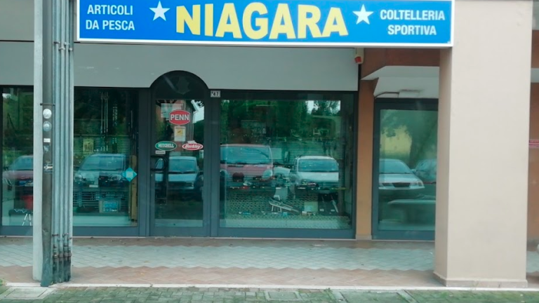 La sede del negozio Niagara, chiuso in via Galilei