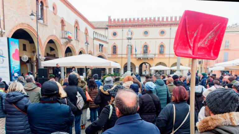 Ravenna, alluvionati in piazza per sicurezza del territorio e rimborsi mai arrivati GALLERY