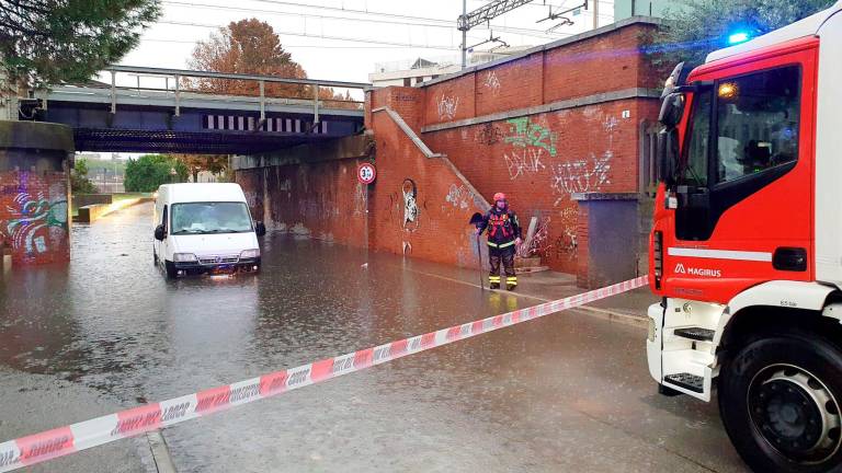 Maltempo, alcuni sottopassi allagati a Rimini