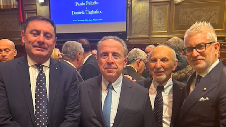 Da sinistra: Giampiero Carli, Claudio Ciampi (figlio del presidente Carlo Azeglio Ciampi), Ferdinando Turicchia e Pasquale Iacovella.