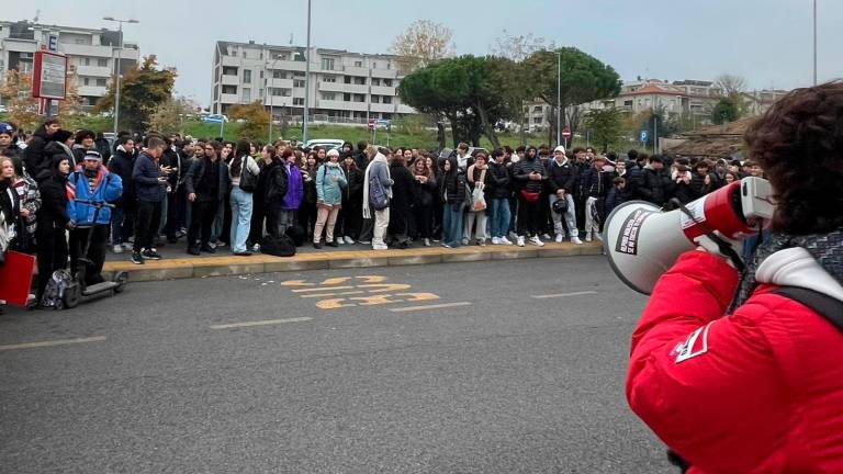 Studenti del Serpieri in sciopero contro la preside. Un ragazzo, “convocato”: intervengono i carabinieri