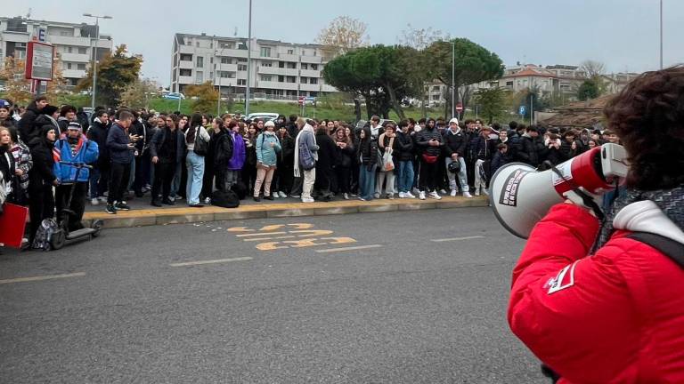 La manifestazione degli studenti dello scorso novembre