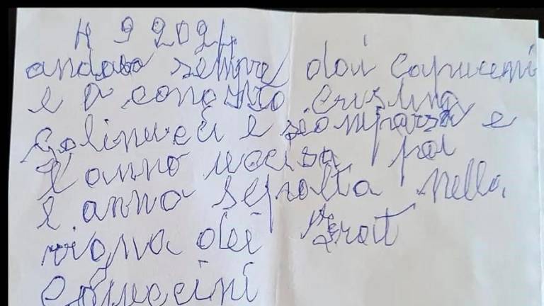 Tra lettere anonime e boschi da setacciare, tante le verifiche ancora possibili a 32 anni dalla scomparsa di Cristina Golinucci