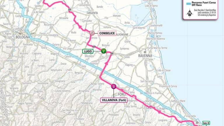 Giro d’Italia a Riccione: la viabilità di venerdì 17 maggio
