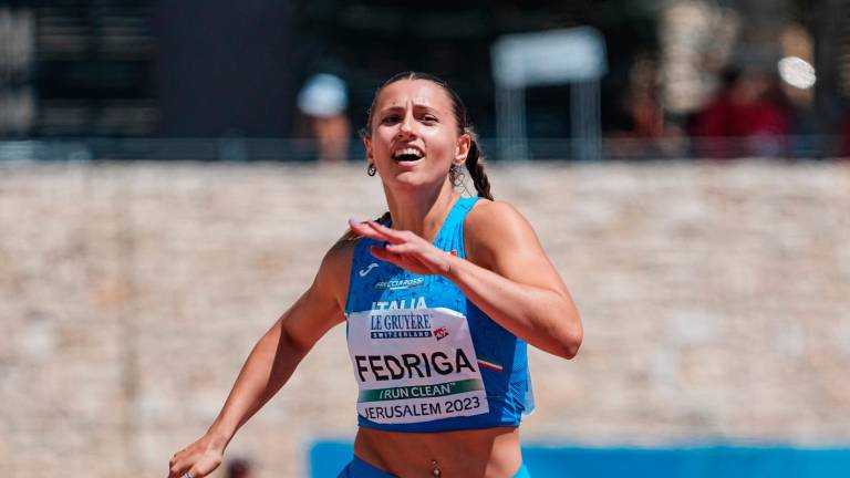 Atletica, Carlotta Fedriga sogna la 4x100 a Roma