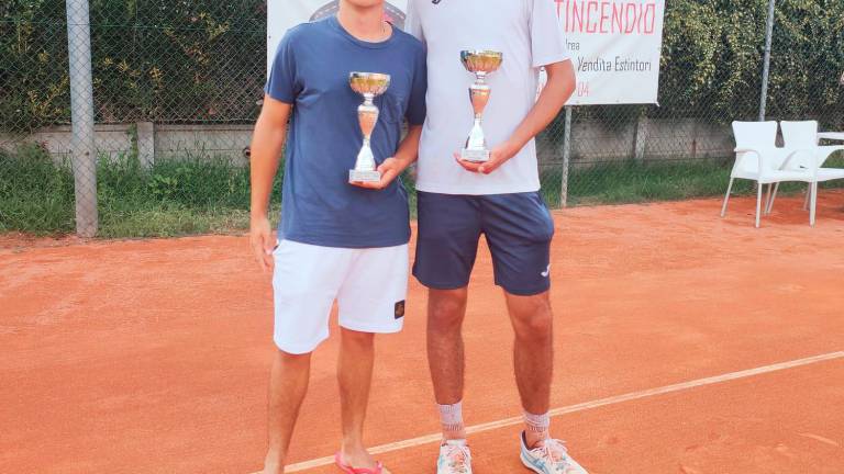 La premiazione dei terzi classificati al Trofeo del Gavettone