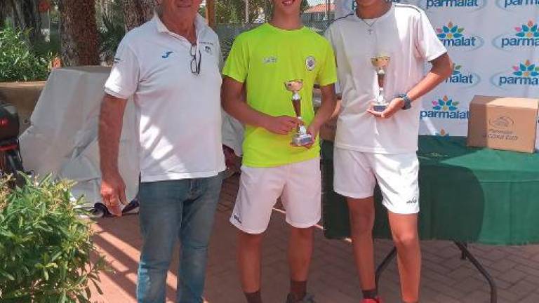 Tennis, il Tc Riccione monopolizza le finali a Viserba