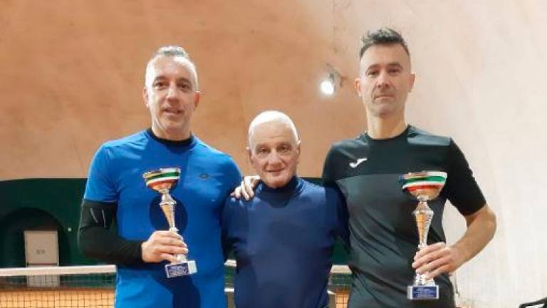 La premiazione del torneo Over 45