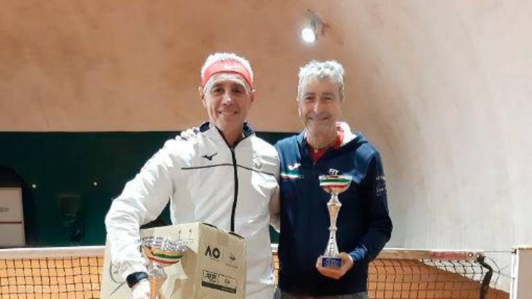 La premiazione del torneo Over 55