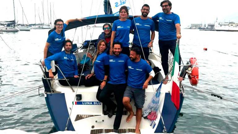 Luna Blu, skipper Mattia Strangi