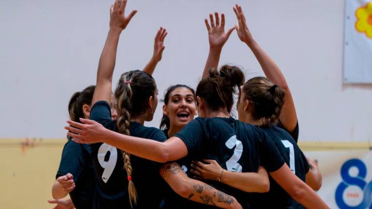 Volley B1 donne, per l’Olimpia Teodora un buon test con Bologna (2-2)