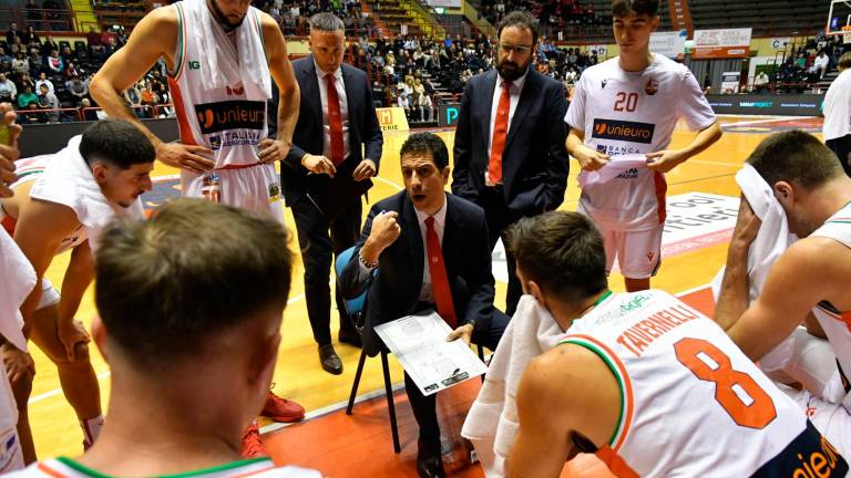 Il coach dell’Unieuro Antimo Martino (Foto Blaco)