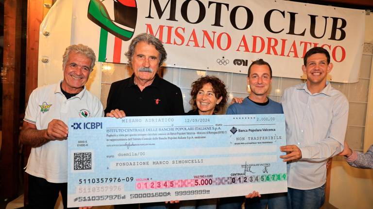 Il ricavato devoluto alla Fondazione Marco Simoncelli (Foto Marzio Bondi)