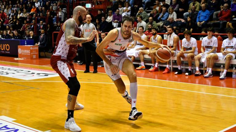 Davide Pascolo ha vestito per due stagioni la maglia dell’Assigeco prima di approdare a Forlì foto fabio blaco