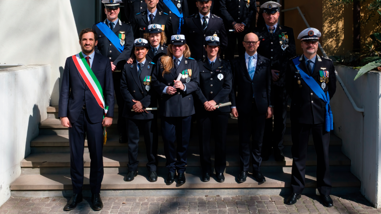 Cesena, “Grazie per il vostro impegno durante l’alluvione”: encomi e riconoscimenti alla festa della Polizia Locale - Gallery