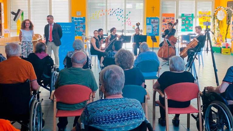 Cesena, l’orchestra “Cherubini” suona per gli ospiti della Residenza Anziani “Violante Malatesta”