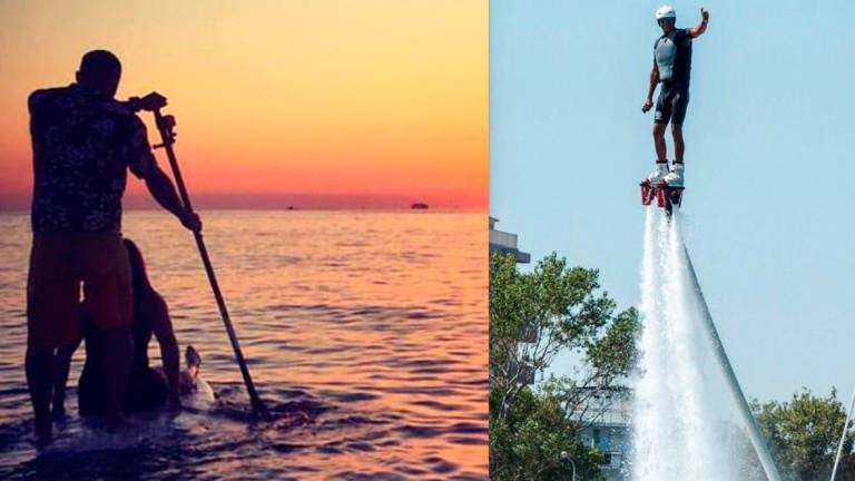 Rimini, addio moscone, c’è il fly board: “Dalla Val d’Aosta per provarlo”