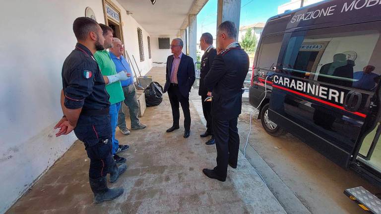 L’incontro di ieri in caserma