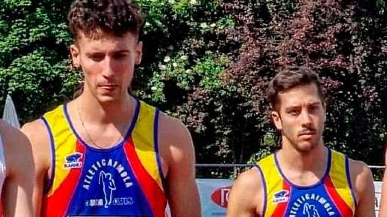 Mattia Turchi e Francesco Conti dell’Atletica Imola Sacmi Avis