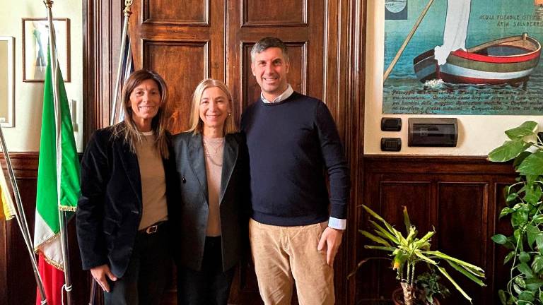 Da sinistra, Elisabetta Bartolucci, Franca Foronchi e Alessandro Belluzzi