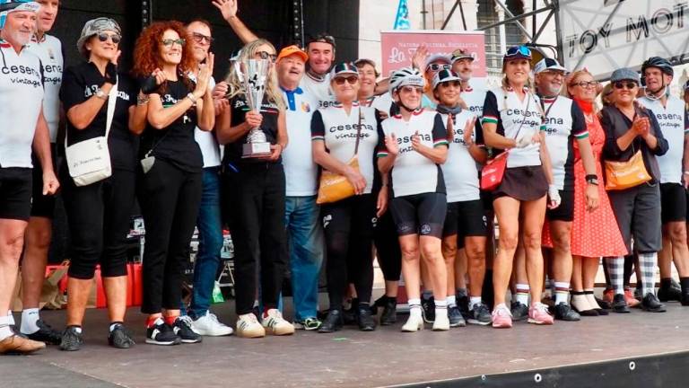 Il Cesena Vintage trionfa a “La Francescana”, ciclostorica dell’Umbria