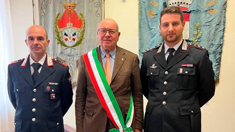 Montescudo, il sindaco incontra il nuovo comandante della Compagnia Carabinieri di Riccione