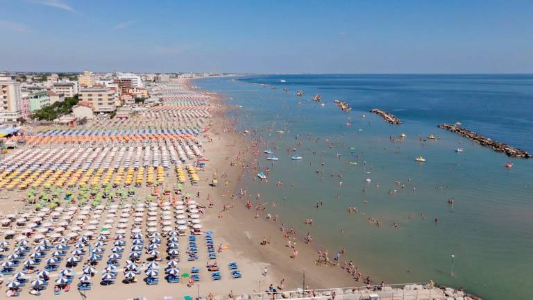 Spiaggia a Rimini nord