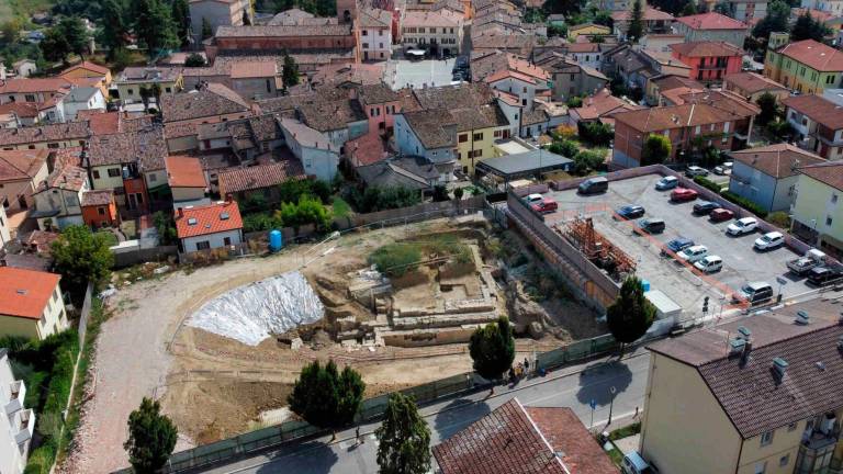 Lo scavo archeologico ha portato alla luce un tempio romano