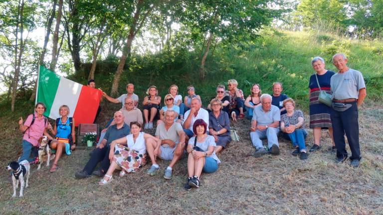 Il gruppo che ha partecipato alla commemorazione