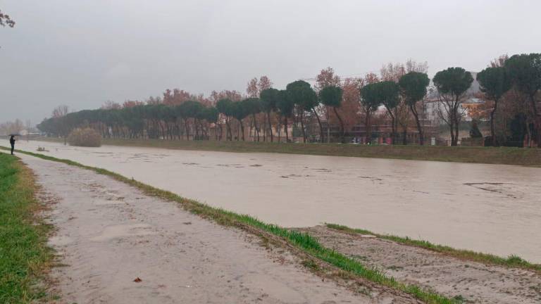 Il fiume Savio a Cesena